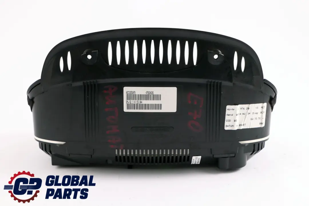 Speedo Clocks Instruments Combination Automatic to BMW X5 Series E70 with Part number 9153844 BMW X5 Series E70 Speedo Clocks Instruments Combination Automatic - SKU rhd-9153844 - Part number 9153844