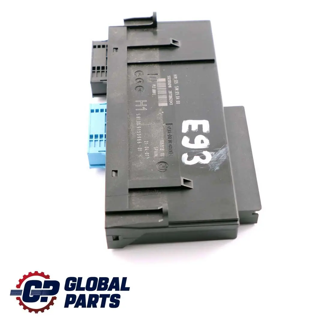 BMW E93 ECU Karosseriesteuergerät H1 PL2 JBBFE 6135 - SKU 9153966 - Teilenummer 9153966