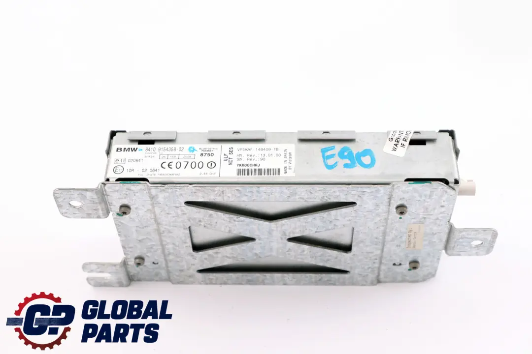 BMW E81 E87 E90 Module de charge électronique mains libres MULF - SKU 9154358 - Numéro de pièce 9154358