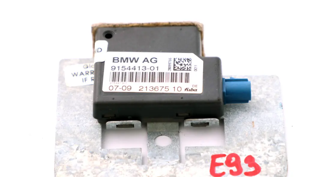 BMW E93 Antena Nawigacji GPS Moduł Sterownik - SKU 9154413 - Numer Części 9154413