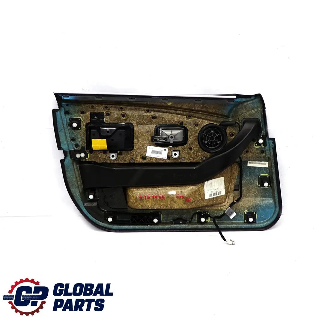 BMW 7 er E65 E66 Türverkleidung Abdeckung Vorne Rechts Leder Nasca Schwarz - SKU 9154458 - Teilenummer 9154458
