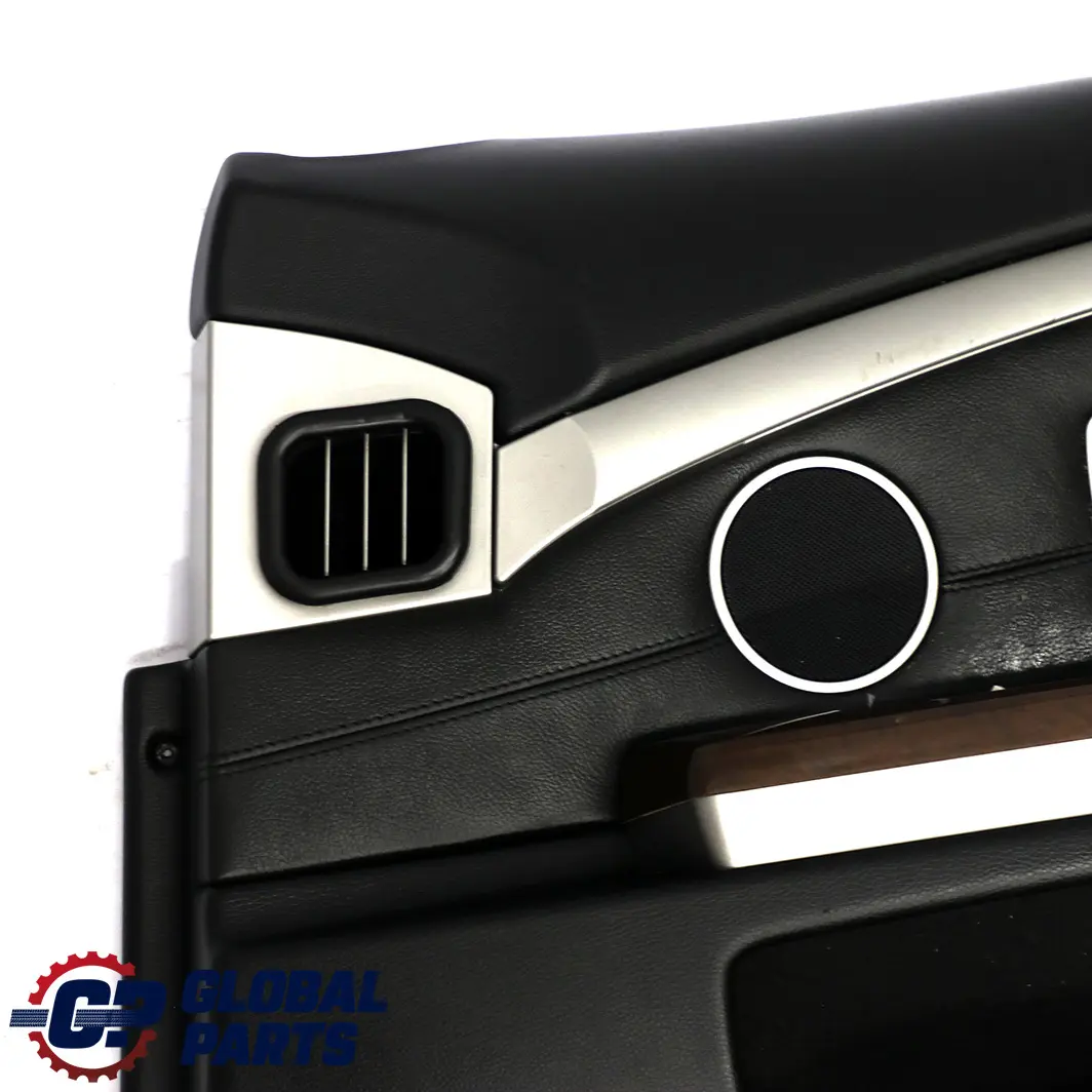 BMW 7 er E65 E66 Türverkleidung Abdeckung Vorne Rechts Leder Nasca Schwarz - SKU 9154458 - Teilenummer 9154458