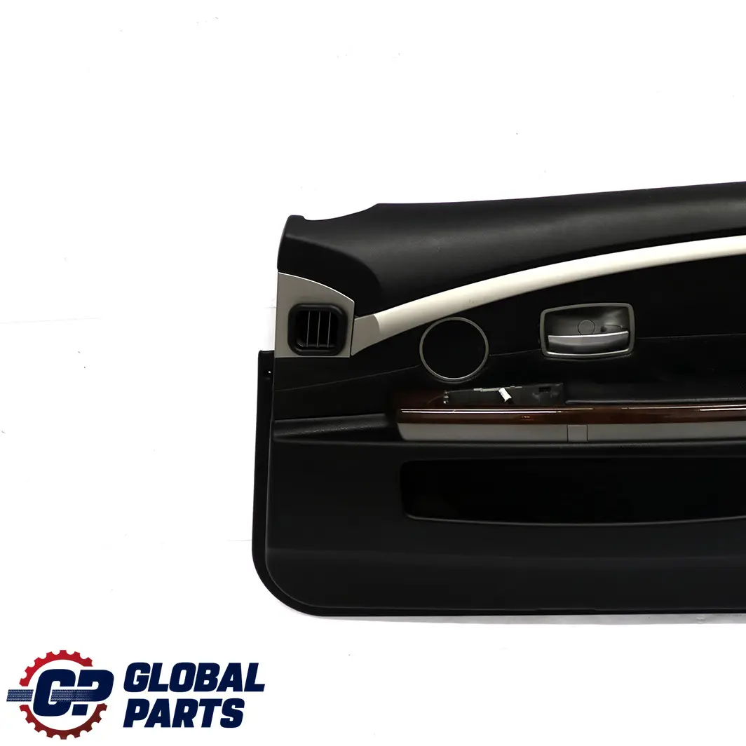BMW 7 er E65 E66 Türverkleidung Abdeckung Vorne Rechts Leder Nasca Schwarz - SKU 9154458 - Teilenummer 9154458