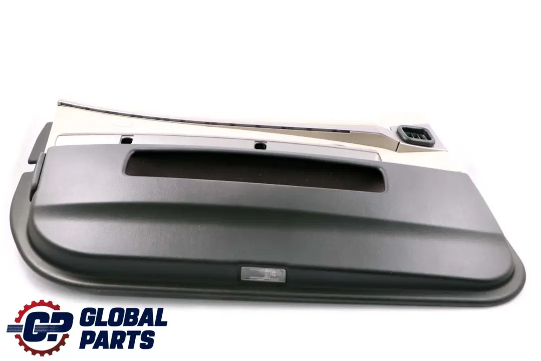 Front Left N/S Door Card Leather Cream Beige Lining Trim to BMW 7 Series E65 E66 with Part number 9154461 BMW 7 Series E65 E66 Front Left N/S Door Card Leather Cream Beige Lining Trim - SKU 9154461 - Part number 9154461