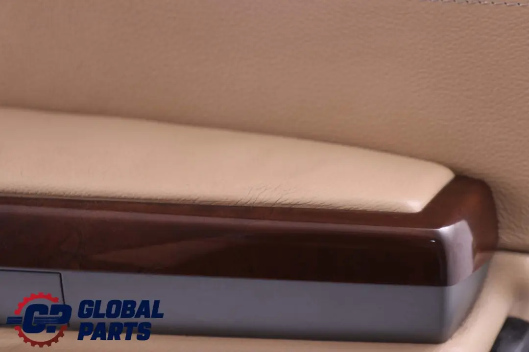 Front Right O/S Door Card Leather Beige Lining Trim to BMW 7 Series E65 E66 with Part number 9154462 BMW 7 Series E65 E66 Front Right O/S Door Card Leather Beige Lining Trim - SKU 9154462-1 - Part number 9154462
