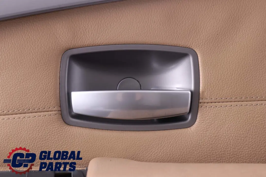 Front Right O/S Door Card Leather Beige Lining Trim to BMW 7 Series E65 E66 with Part number 9154462 BMW 7 Series E65 E66 Front Right O/S Door Card Leather Beige Lining Trim - SKU 9154462-1 - Part number 9154462