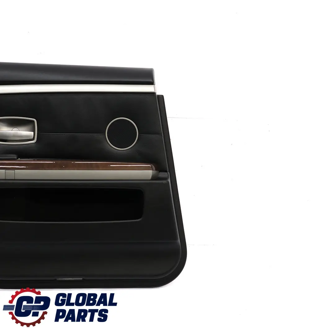Scheda porta posteriore sinistra lunga Rivestimento in pelle nera nasca per BMW E66 con numero di parte 9154749 BMW E66 Scheda porta posteriore sinistra lunga Rivestimento in pelle nera nasca - SKU 9154749 - Numero di parte 9154749