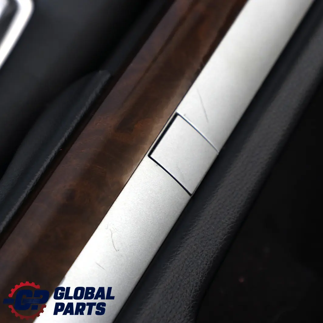 BMW 7 er E66 Türverkleidung Abdeckung Hinten Links Leder Nasca Schwarz - SKU 9154749 - Teilenummer 9154749
