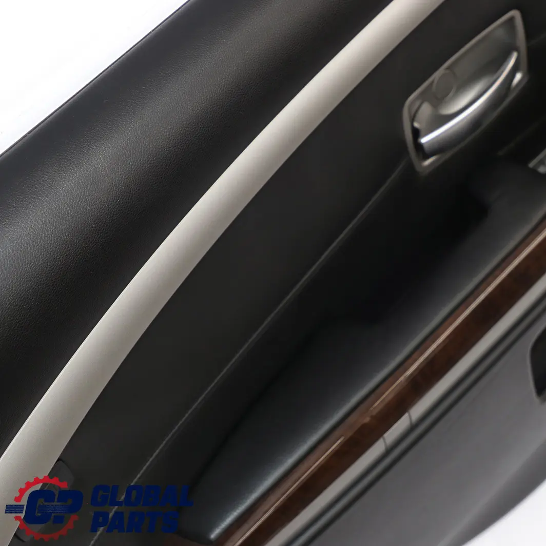 Scheda porta posteriore sinistra lunga Rivestimento in pelle nera nasca per BMW E66 con numero di parte 9154749 BMW E66 Scheda porta posteriore sinistra lunga Rivestimento in pelle nera nasca - SKU 9154749 - Numero di parte 9154749