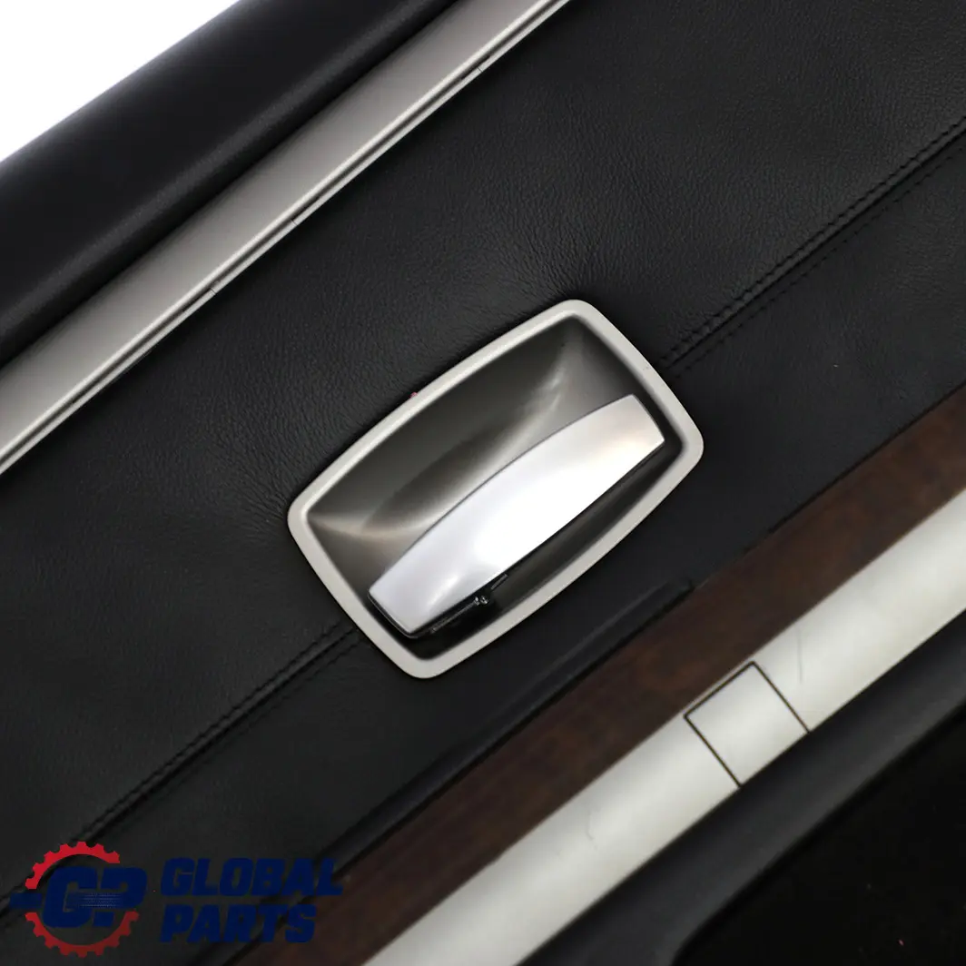 Scheda porta posteriore sinistra lunga Rivestimento in pelle nera nasca per BMW E66 con numero di parte 9154749 BMW E66 Scheda porta posteriore sinistra lunga Rivestimento in pelle nera nasca - SKU 9154749 - Numero di parte 9154749