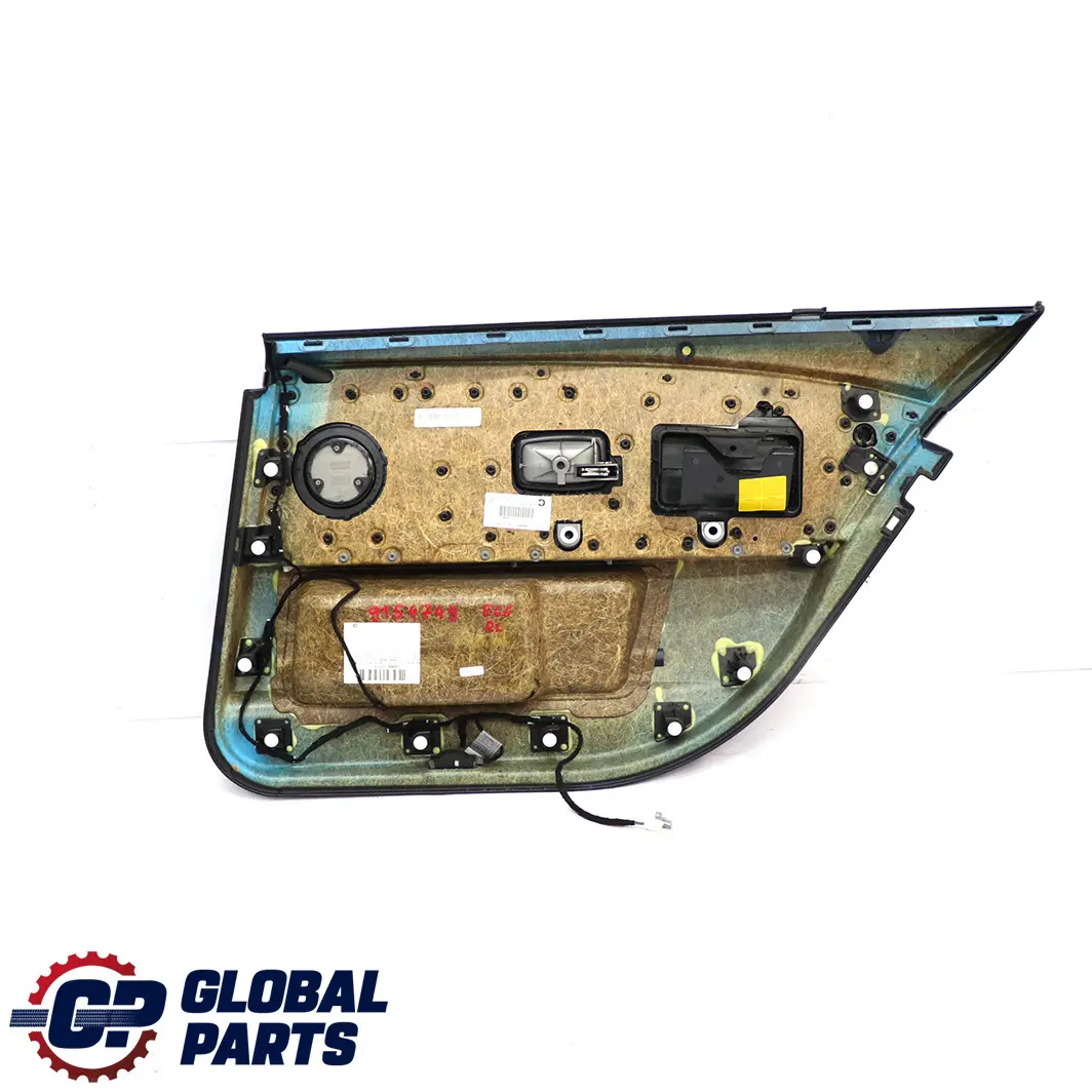 Scheda porta posteriore sinistra lunga Rivestimento in pelle nera nasca per BMW E66 con numero di parte 9154749 BMW E66 Scheda porta posteriore sinistra lunga Rivestimento in pelle nera nasca - SKU 9154749 - Numero di parte 9154749