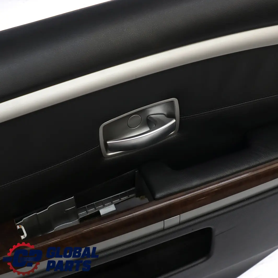 Right O/S Door Card Leather Nasca Black Lining Trim to BMW 7 Series E66 Long Rear with Part number 9154750 BMW 7 Series E66 Long Rear Right O/S Door Card Leather Nasca Black Lining Trim - SKU 9154750 - Part number 9154750