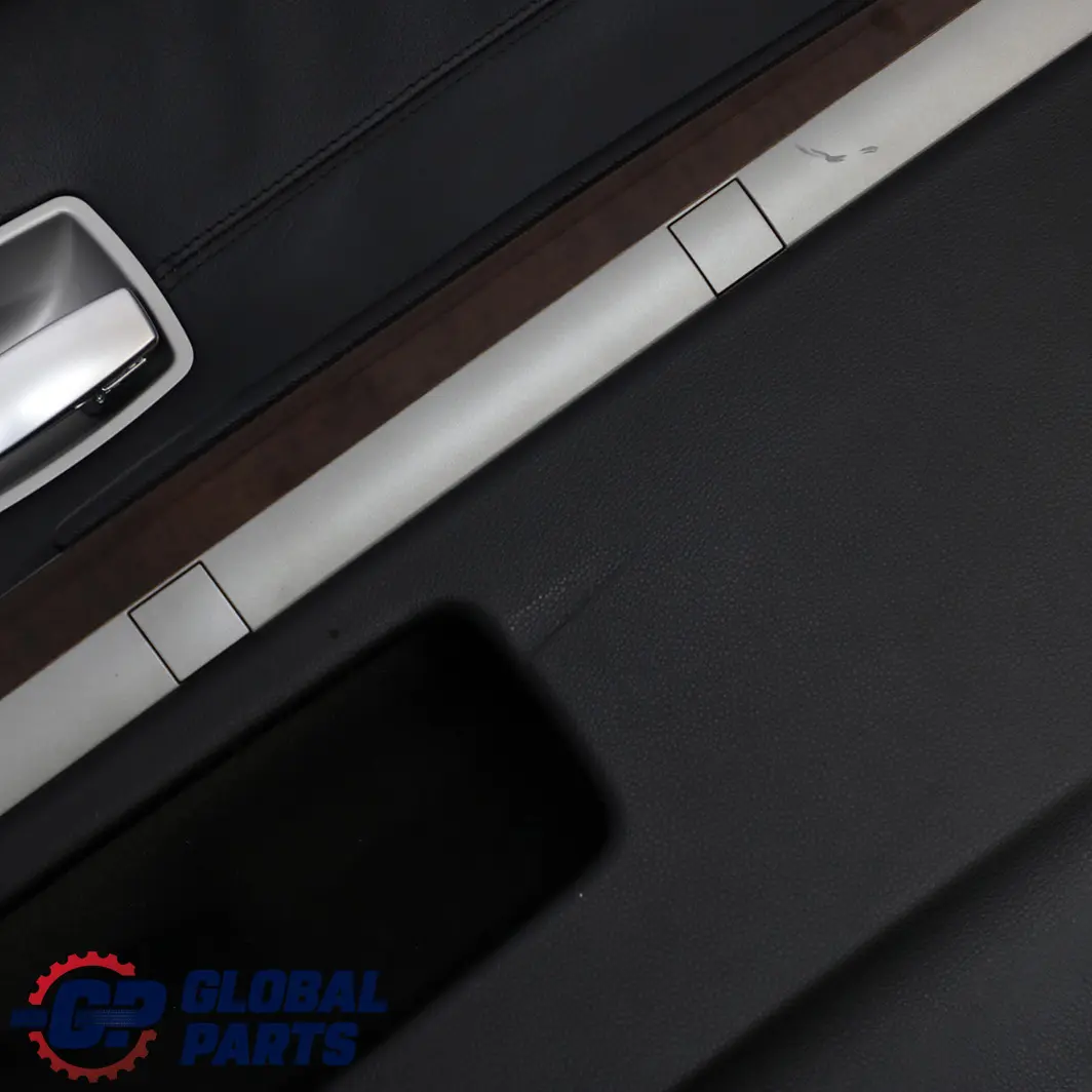 Right O/S Door Card Leather Nasca Black Lining Trim to BMW 7 Series E66 Long Rear with Part number 9154750 BMW 7 Series E66 Long Rear Right O/S Door Card Leather Nasca Black Lining Trim - SKU 9154750 - Part number 9154750
