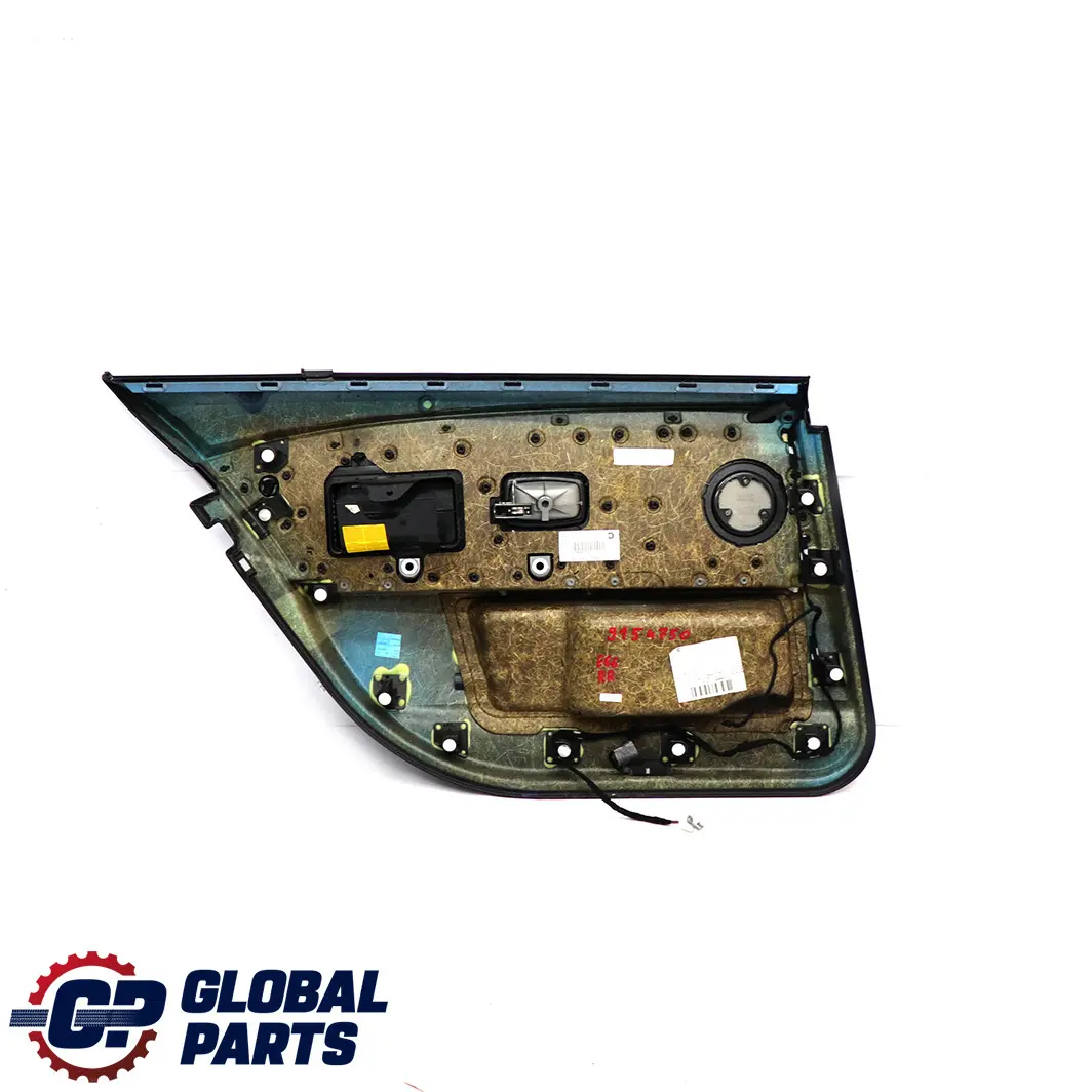 Right O/S Door Card Leather Nasca Black Lining Trim to BMW 7 Series E66 Long Rear with Part number 9154750 BMW 7 Series E66 Long Rear Right O/S Door Card Leather Nasca Black Lining Trim - SKU 9154750 - Part number 9154750