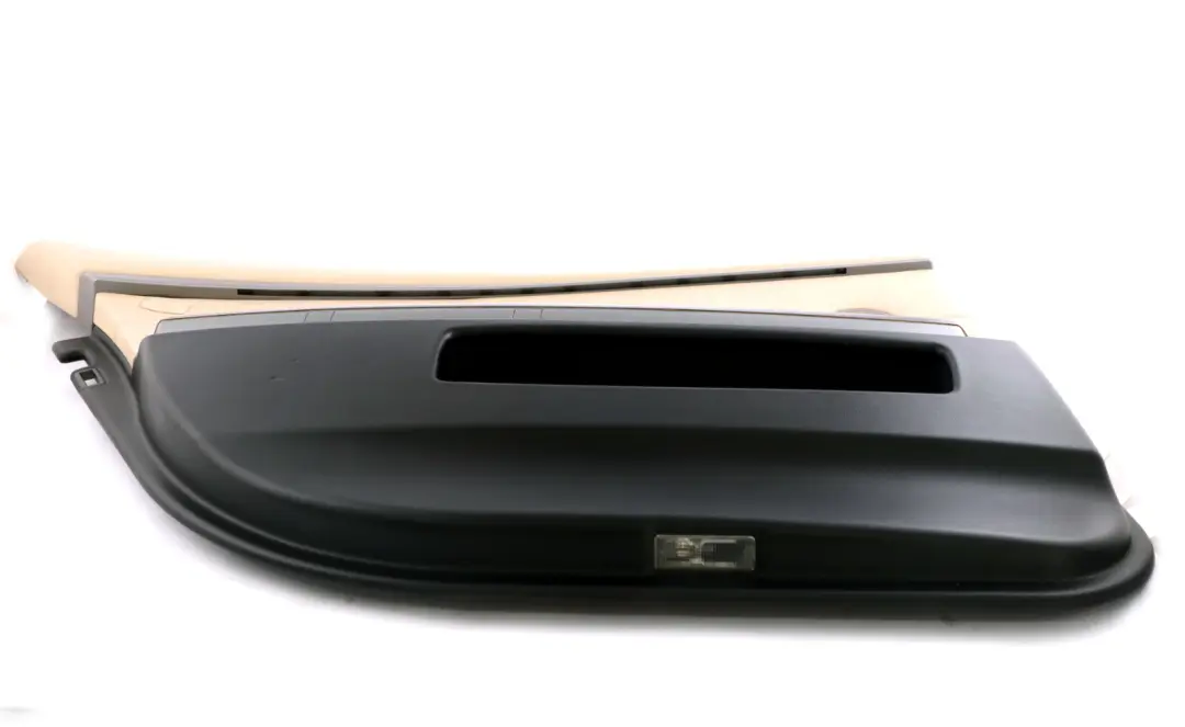 BMW 7 Series E66 Long Rear Left N/S Door Card Leather Cream Beige Lining Trim - SKU 9154753 - Part number 9154753