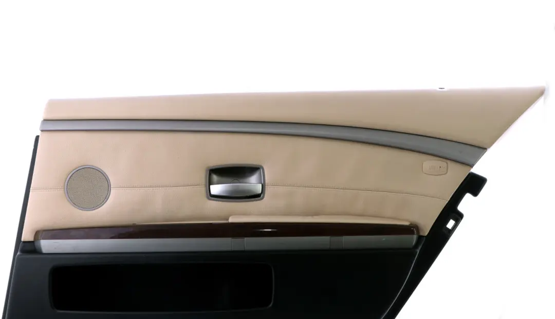 BMW 7 er E65 E66 Türverkleidung Hinten Rechts Leder Cream Beige - SKU 9154754 - Teilenummer 9154754