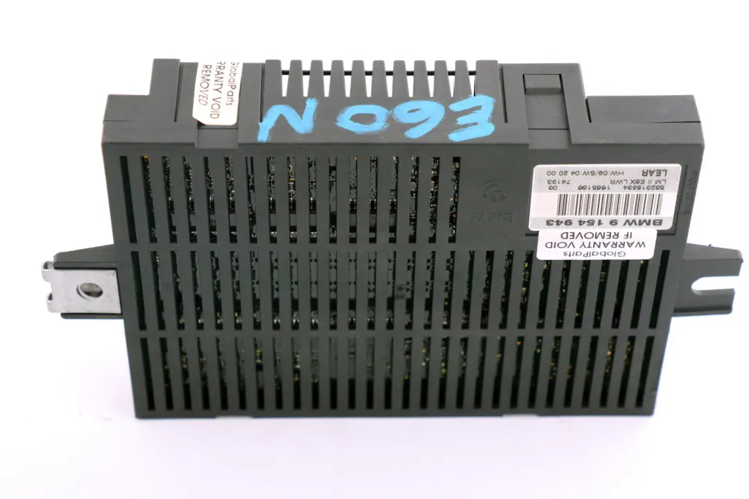 BMW 5 Series E60 LCI Light Control Unit Module LCM LM E6X LWR LEAR - SKU 9154943 - Part number 9154943