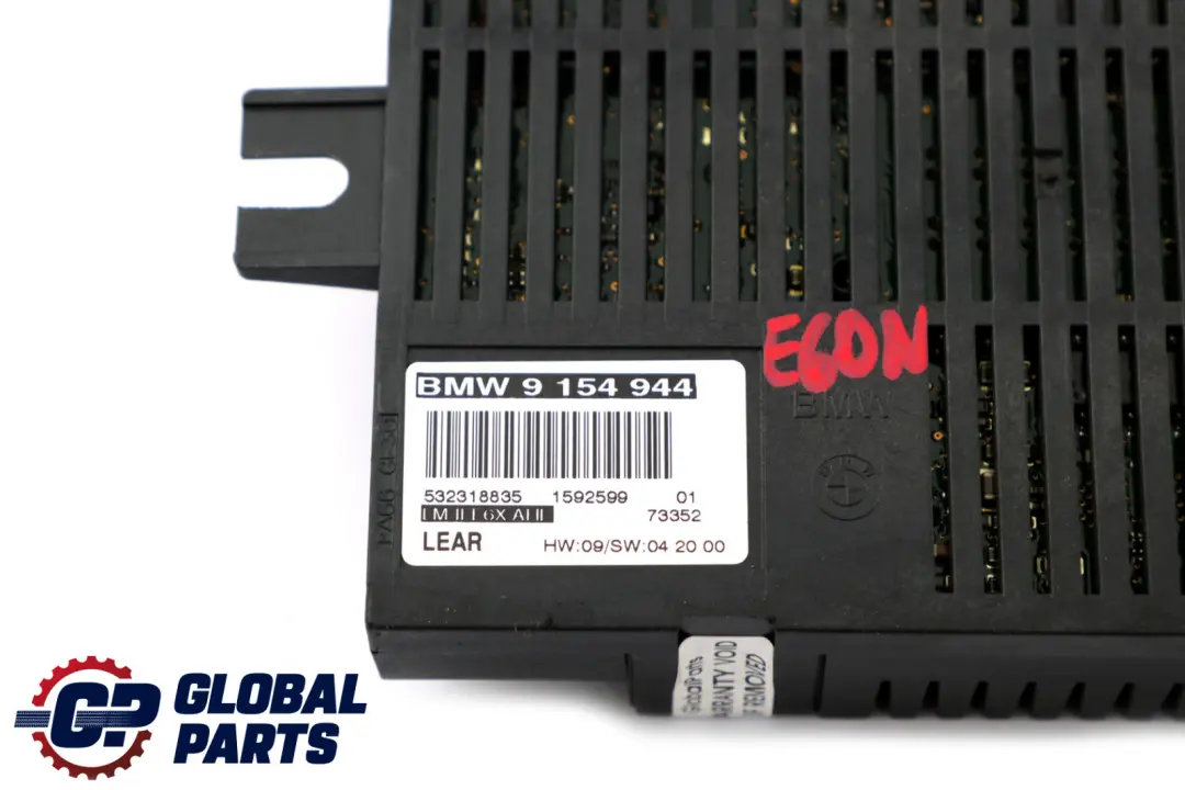 BMW E60 LCI Lichtsteuergerät Steuergerät Lear LME6X AHL - SKU 9154944 - Teilenummer 9154944