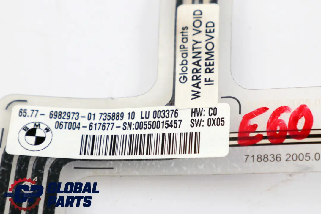  Tappetino Sensore Di Occupazione BMW E60 E61 Sedili Anteriori 6982973 - SKU 9154960 - Numero di parte 9154960