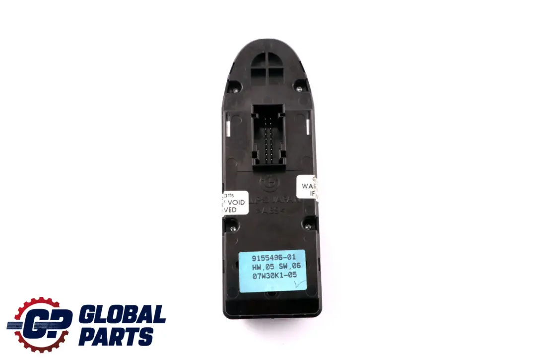BMW 1 Series E87 E87N Window Switch Lifter Driver's Side Right Black 9155496 - SKU 9155496-1 - Part number 9132082