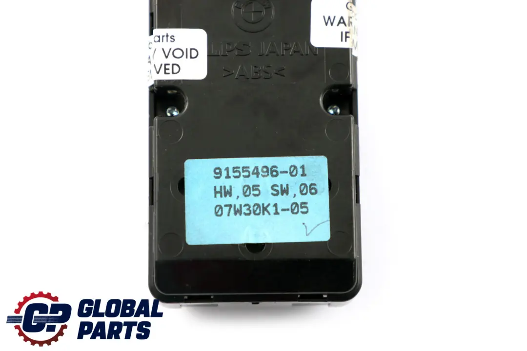 BMW 1 Series E87 E87N Window Switch Lifter Driver's Side Right Black 9155496 - SKU 9155496-1 - Part number 9132082