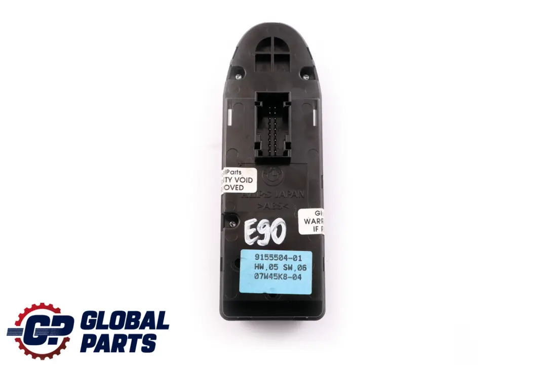 Interrupteur De Lève-Vitre Côté Conducteur pour BMW E90 E90N E91 E91N à propos du numéro de pièce 9155504 BMW E90 E90N E91 E91N Interrupteur De Lève-Vitre Côté Conducteur - SKU 9155504-1 - Numéro de pièce 9155504