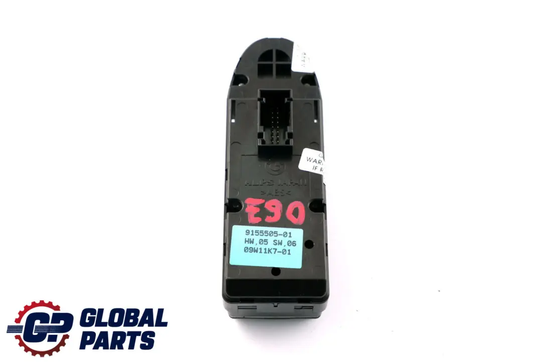 Window Lifter BMW E90 E90N E91 E91N LCi Switch Driver's Side to with Part number 9155505 Window Lifter BMW E90 E90N E91 E91N LCi Switch Driver's Side - SKU 9155505 - Part number 9155505