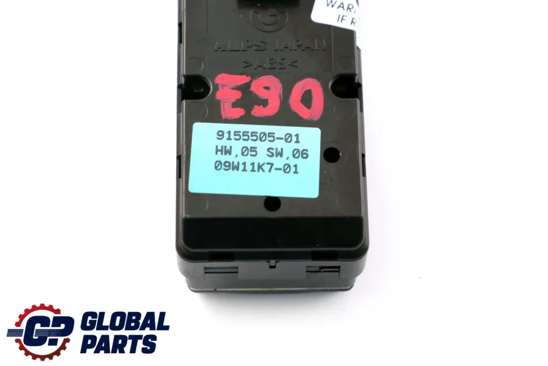 Alzacristalli BMW E90 E90N E91 E91N Lci Interruttore Lato Guida per con numero di parte 9155505 Alzacristalli BMW E90 E90N E91 E91N Lci Interruttore Lato Guida - SKU 9155505 - Numero di parte 9155505