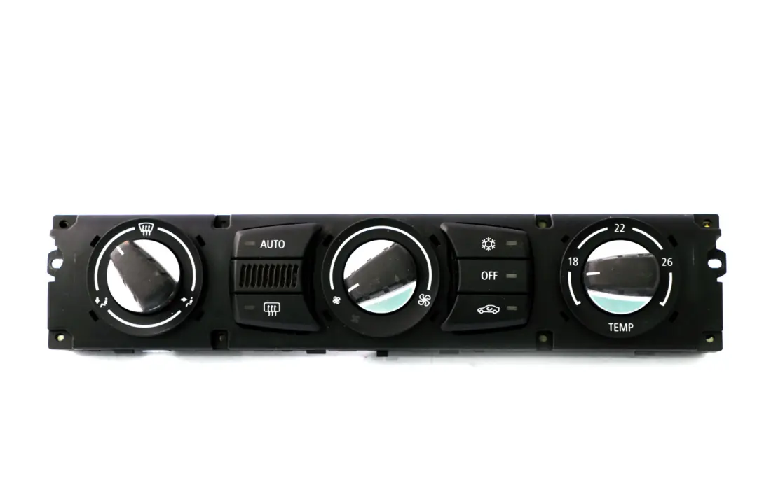 BMW E60 E61 LCI Calefaccion Aire Acondicionado A/C Panel Interruptores - SKU 9155638 - Número de pieza 9155638