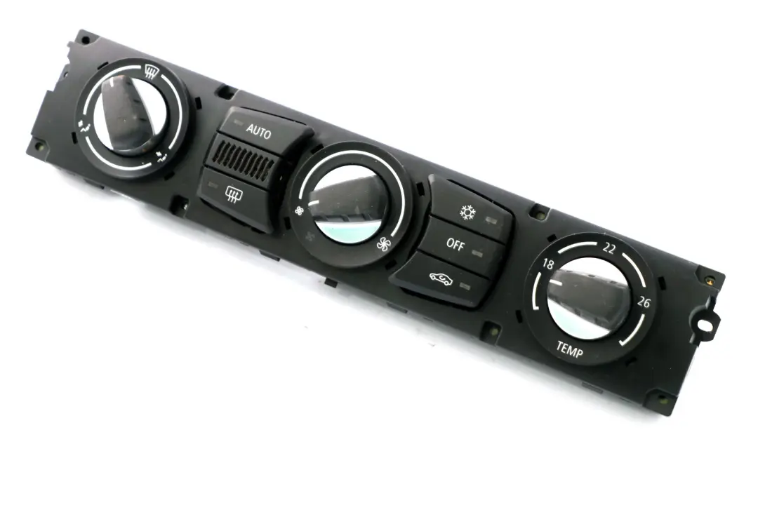 Heater Air Con A/C Conditioning Panel Switches to BMW 5 Series E60 E61 LCI with Part number 9155638 BMW 5 Series E60 E61 LCI Heater Air Con A/C Conditioning Panel Switches - SKU 9155638 - Part number 9155638
