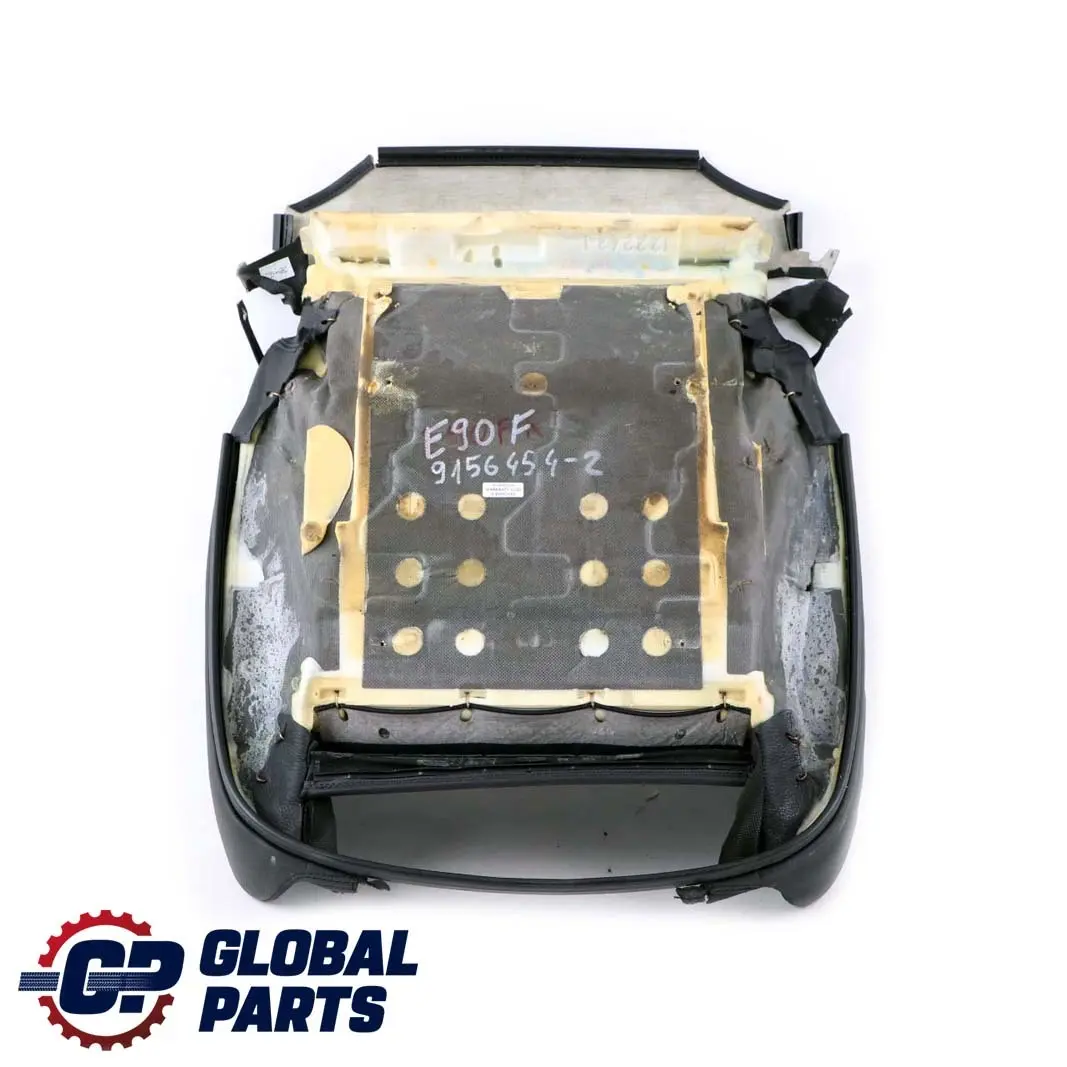 BMW E90 E91 Front Left Right N/O/S Sport Seat Cover Black Leather - SKU 9156424 - Part number 9156424