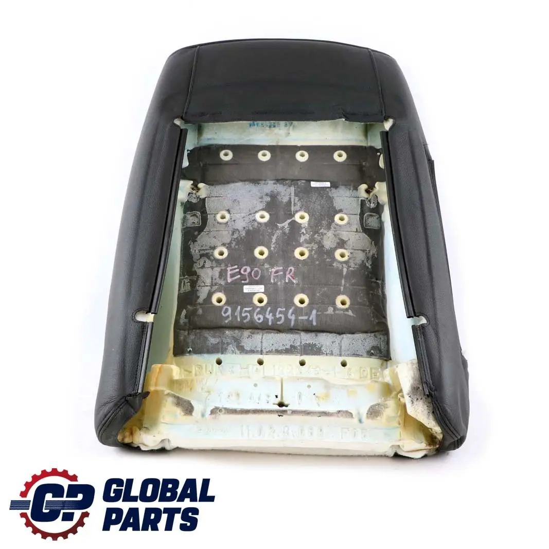 Front Right O/S Sport Seat Backrest Cover Leather Black to BMW 3 Series E90 E91 with Part number 9156454 BMW 3 Series E90 E91 Front Right O/S Sport Seat Backrest Cover Leather Black - SKU 9156454-1 - Part number 9156454