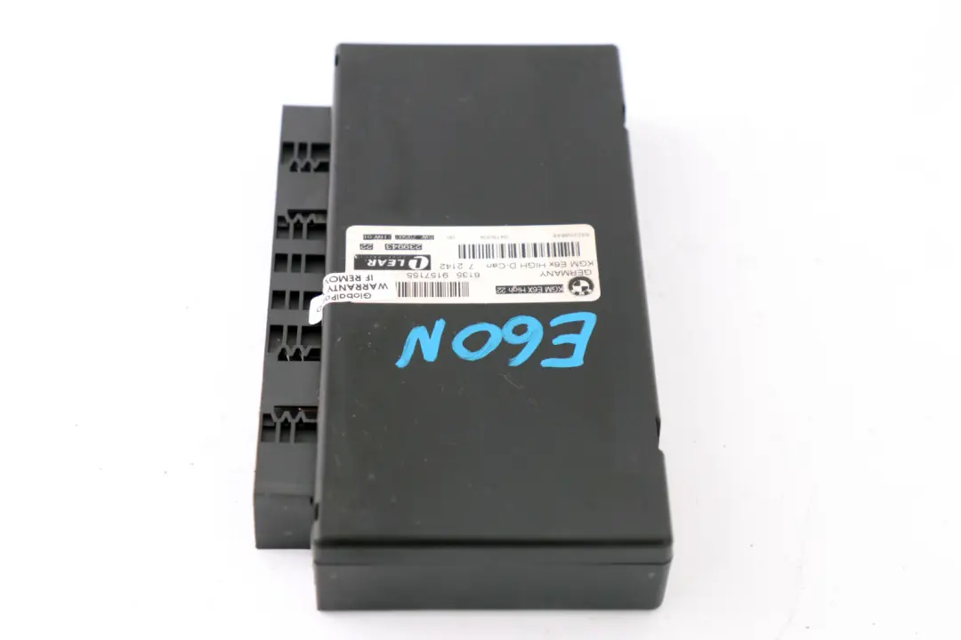 BMW E60 E61 LCI E63 E64 Módulo puerta enlace de la carrocería control ECU - SKU 9157155 - Número de pieza 9157155