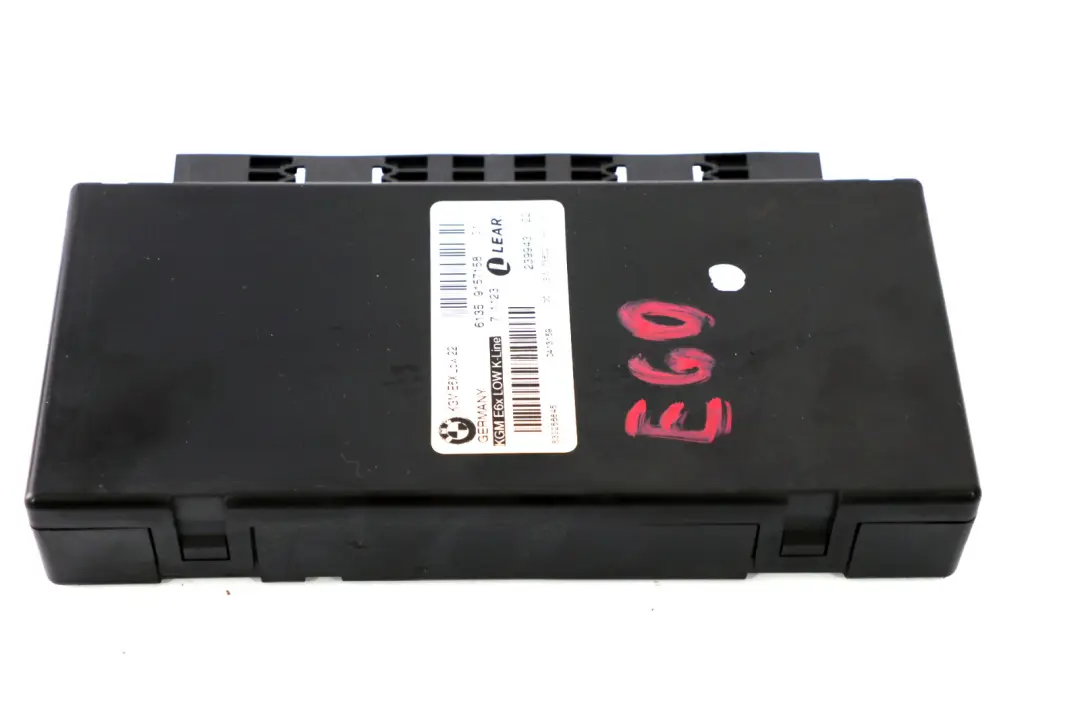 BMW E60 E61 LCI E63 E64 Body Gateway Módulo ECU Unidad de Control - SKU 9157158 - Número de pieza 9167201