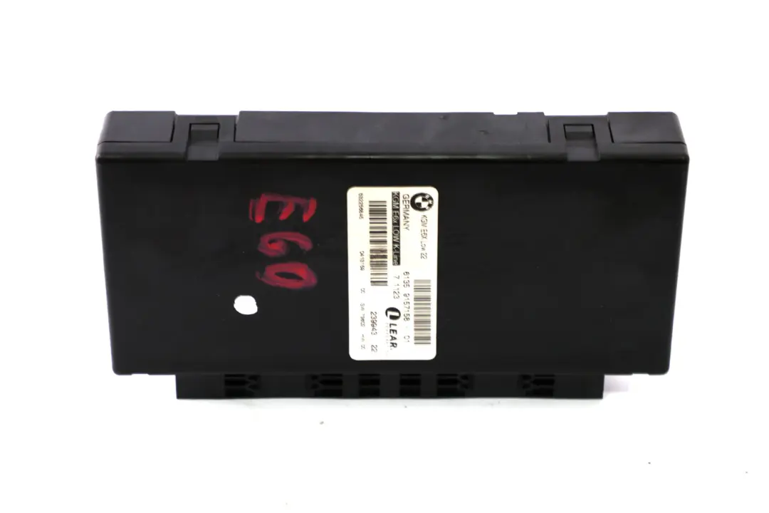 BMW E60 E61 LCI E63 E64 Moduł Sterownik Komfortu - SKU 9157158 - Numer Części 9167201