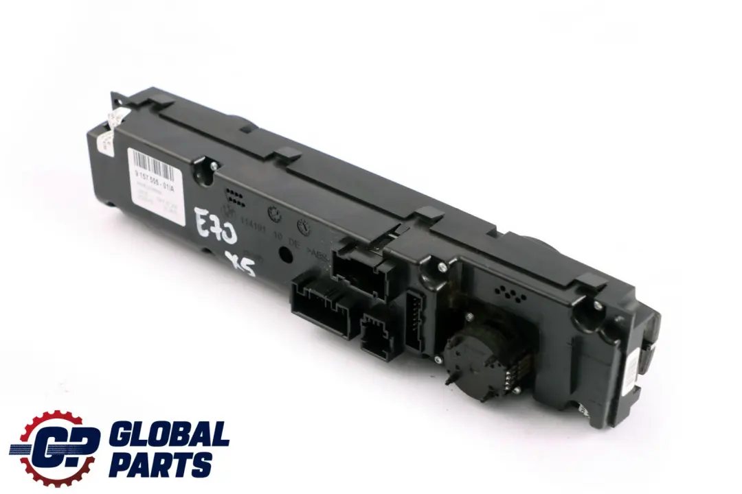 BMW X5 X6 E70 E71 Pannello Unità Di Controllo Climatizzatore Automatico A/C Alto - SKU 9157555 - Numero di parte 9157555