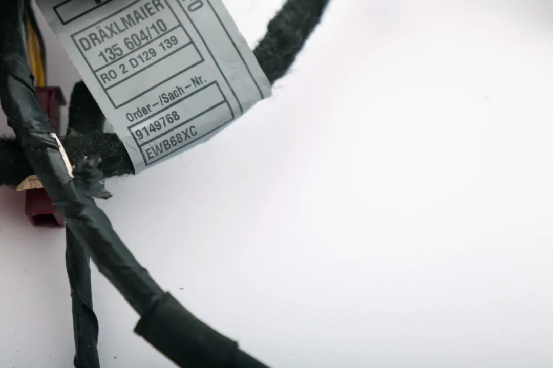 Mini R57 R58 Wiązka Przewody Drzwi Lewy Przód - SKU 9157650 - Numer Części 9157650
