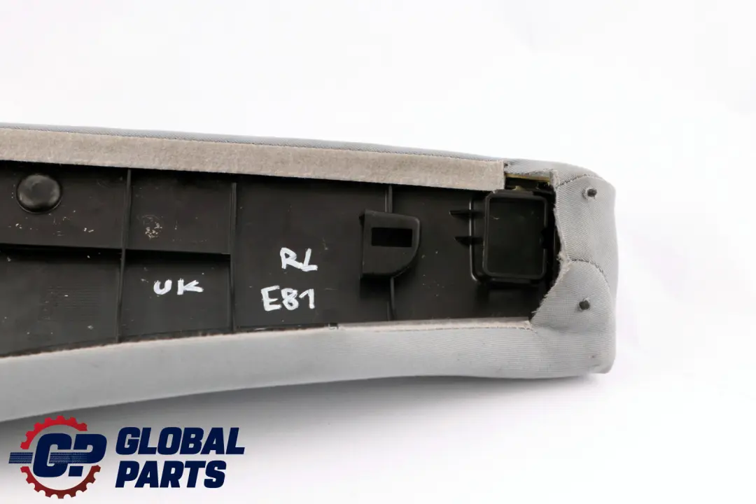 Side Finisher Corner Left N/S Grey Cloth Fabric to BMW 1 Series E81 E82 Rear Seat with Part number 9158957 BMW 1 Series E81 E82 Rear Seat Side Finisher Corner Left N/S Grey Cloth Fabric - SKU 9158957 - Part number 9158957