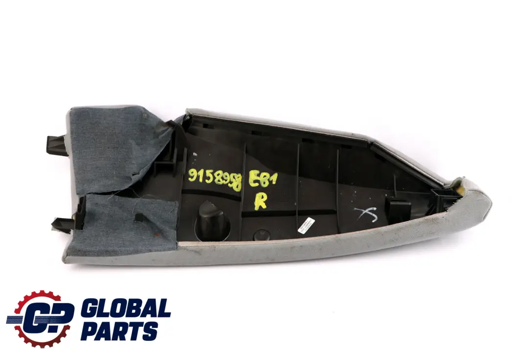 Side Finisher Corner Right O/S Grey Cloth Fabric to BMW 1 Series E81 E82 Rear Seat with Part number 9158958 BMW 1 Series E81 E82 Rear Seat Side Finisher Corner Right O/S Grey Cloth Fabric - SKU 9158958 - Part number 9158958