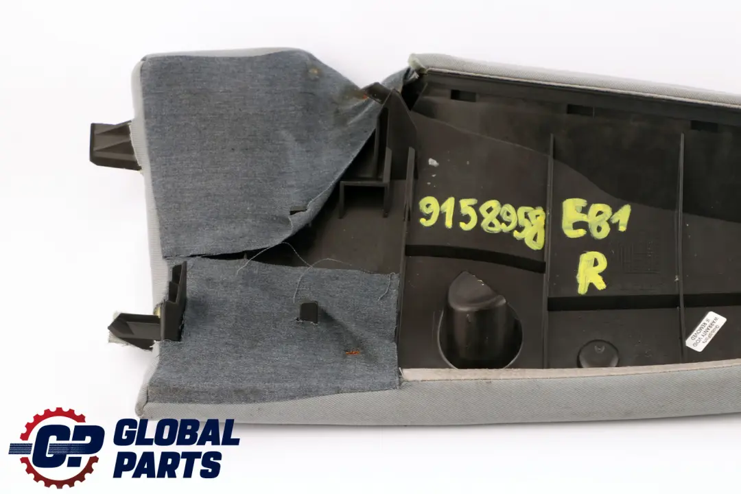 BMW 1 Series E81 E82 Rear Seat Side Finisher Corner Right O/S Grey Cloth Fabric - SKU 9158958 - Part number 9158958