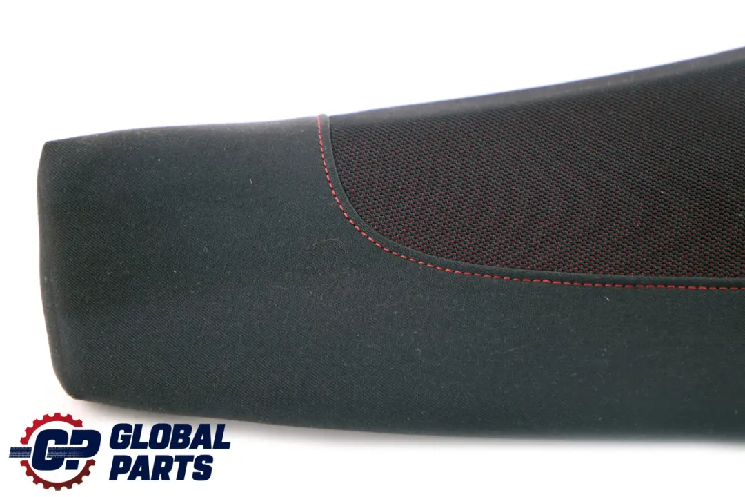 BMW 1 E81 Rear Seat Side Finisher Corner Right O/S Cloth Fabric Network Red - SKU 9158964 - Part number 9158964