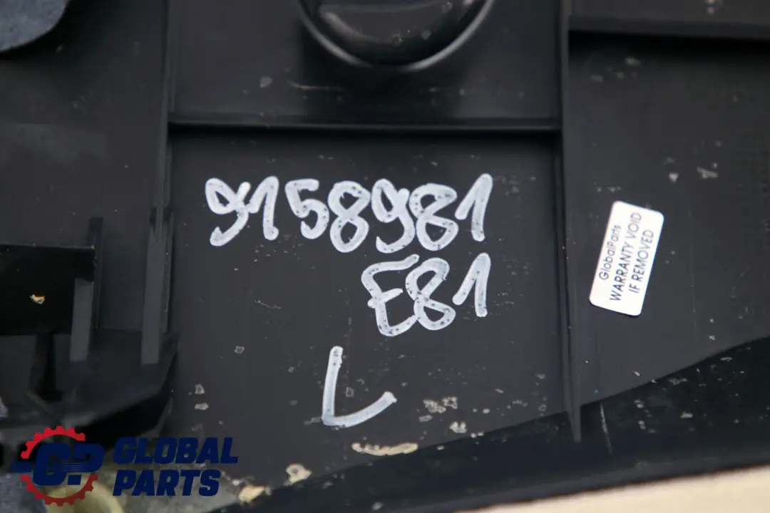 BMW E81 E82 Side Finisher Trim Asiento Trasero Izquierdo Cuero Limon - SKU 9158981 - Número de pieza 9158981