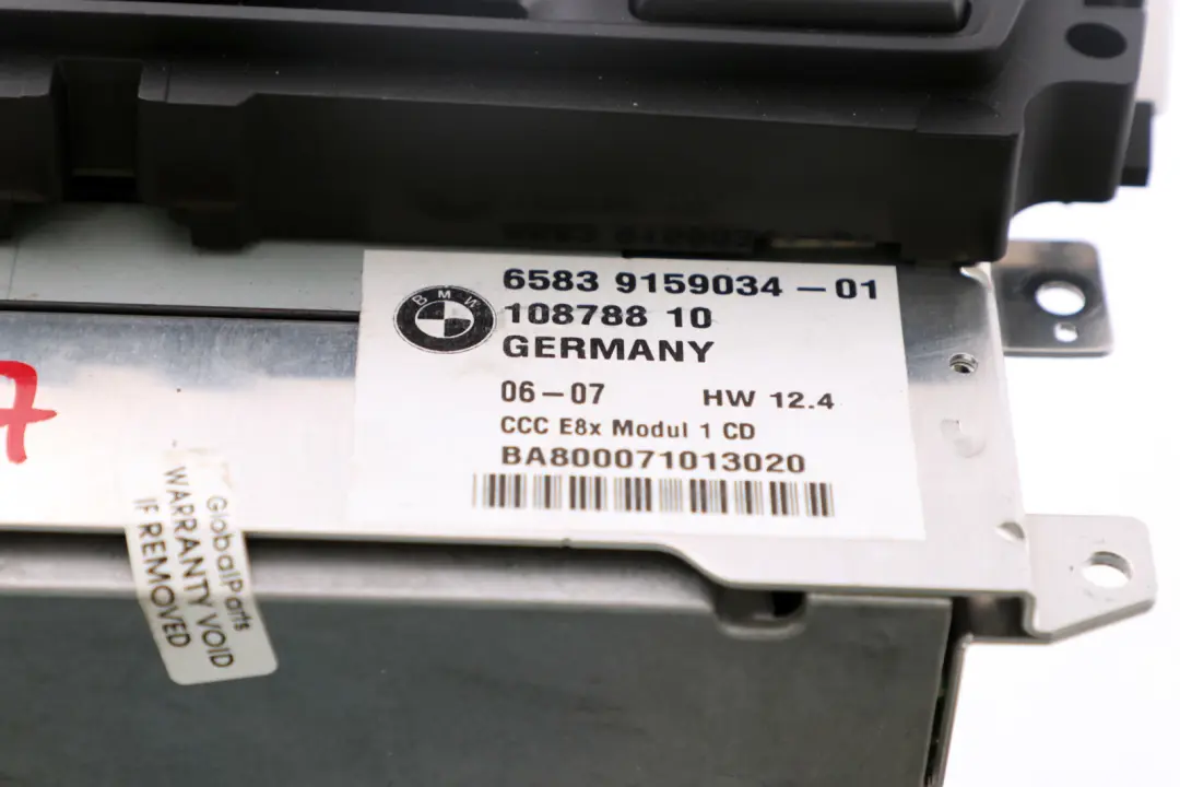 CCC CD Professional Navigation System Controller BMW 1 Series E87 LCI - SKU 9159034 - Part number 9170717