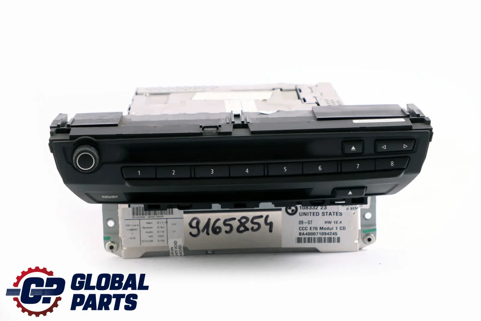 BMW X5 E70 E71 CCC CD Profesional Sistema De Navegacion Controlador 9159047