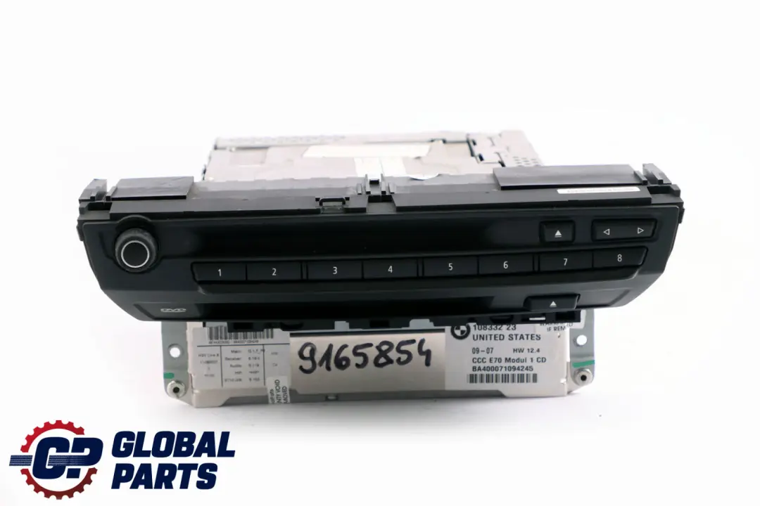 Professional Navigation BMW X5 E70 X6 E71 CCC Sat Nav System Controller to with Part number 9159047 Professional Navigation BMW X5 E70 X6 E71 CCC Sat Nav System Controller - SKU 9159047 - Part number 9159047