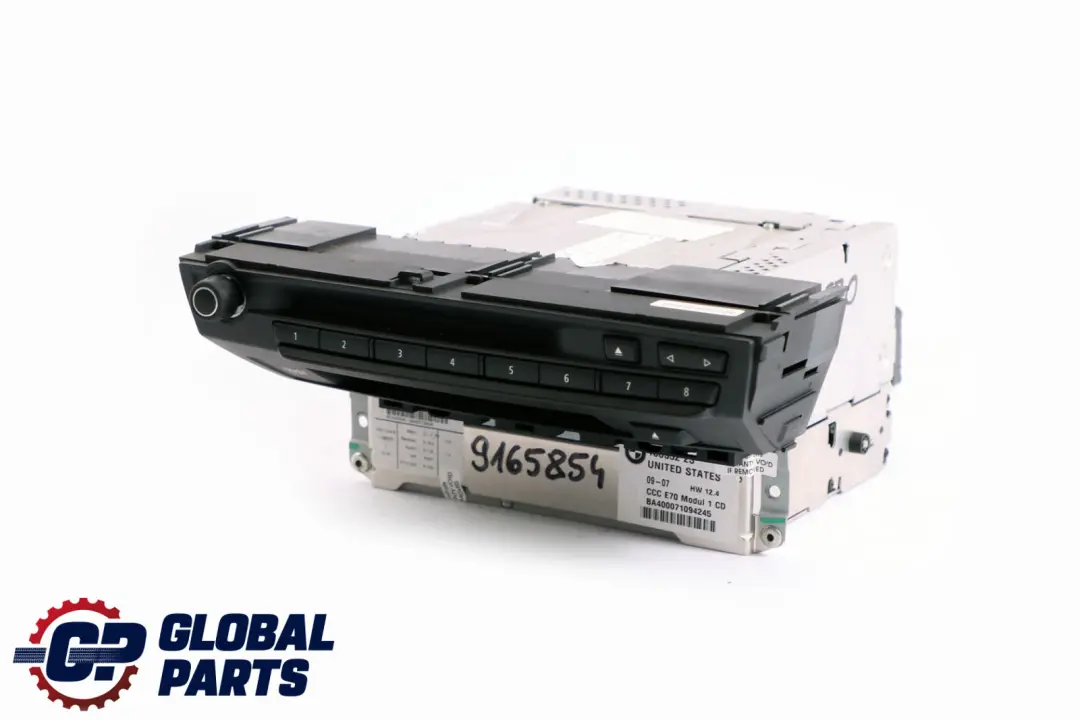 BMW X5 E70 E71 CCC CD Profesional Sistema De Navegacion Controlador - SKU 9159047 - Número de pieza 9159047