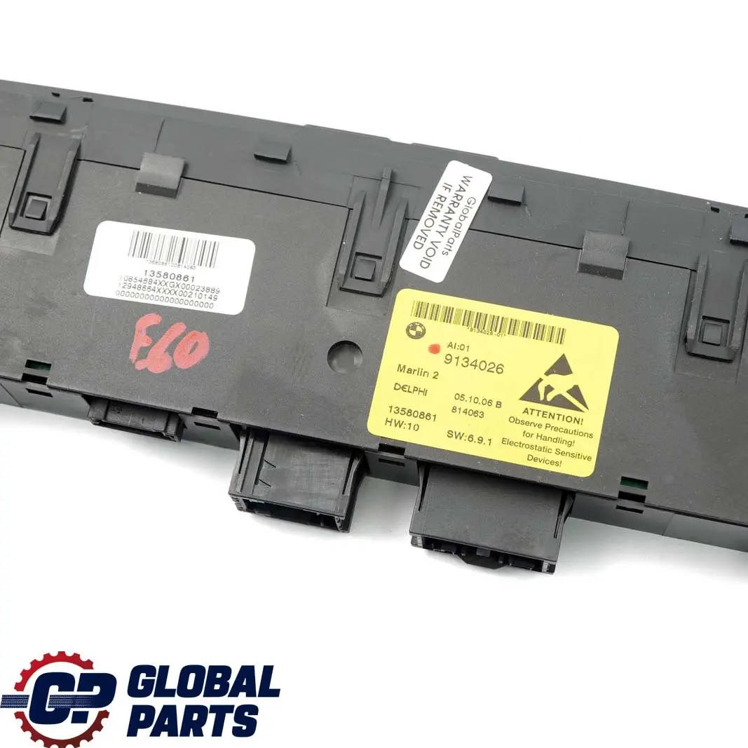 BMW 5 Series 1 E60 E61 Centre Console Switch Center Buttons PDC Black - SKU 9159168-1 - Part number 9134026