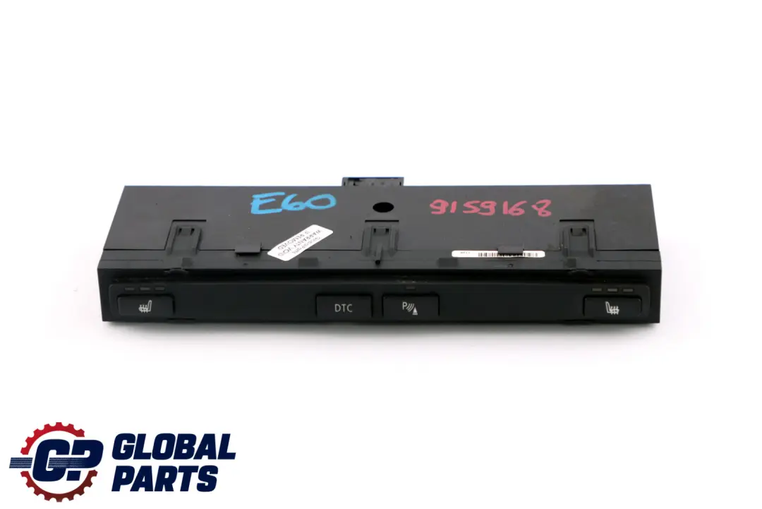 Botones Centrales Interruptor Consola Central PDC Negro para BMW E60 E61 con número de pieza 6985750 BMW E60 E61 Botones Centrales Interruptor Consola Central PDC Negro - SKU 9159168 - Número de pieza 6985750