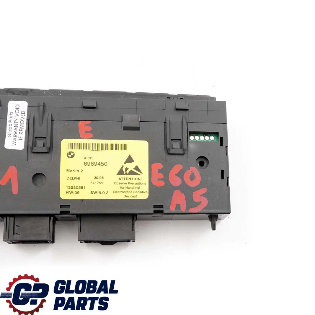 BMW E60 M5 Sitzschaltzentrum Consolle Centrale Pdc Nero - SKU 9159170-1 - Numero di parte 6969450