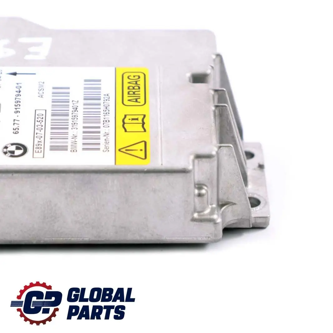 BMW 3 Series E93 Cabrio Airbag Control Unit Module ECU 6577 - SKU 9159794 - Part number 9159794